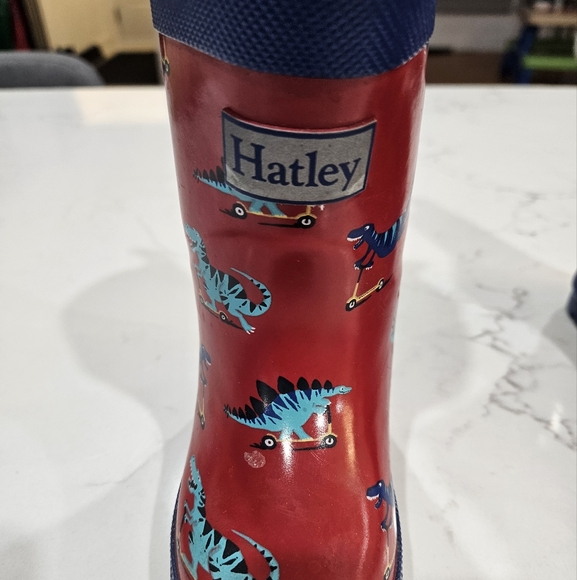 HATLEY KIDS RAIN BOOTS DINOSAUR PRINT - Picture 2 of 5